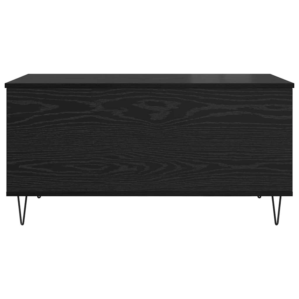 vidaXL Stolik kawowy Czarny dąb 90 x 44.5 x 45 cm