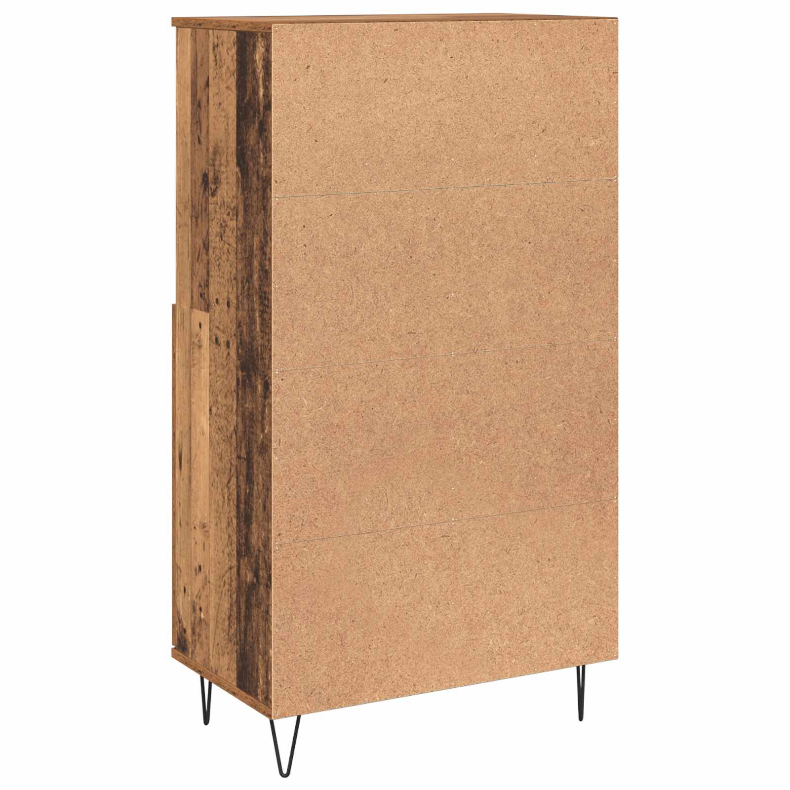 vidaXL Highboard Brązowy 60 x 36 x 110 cm Materiał drewnopochodny