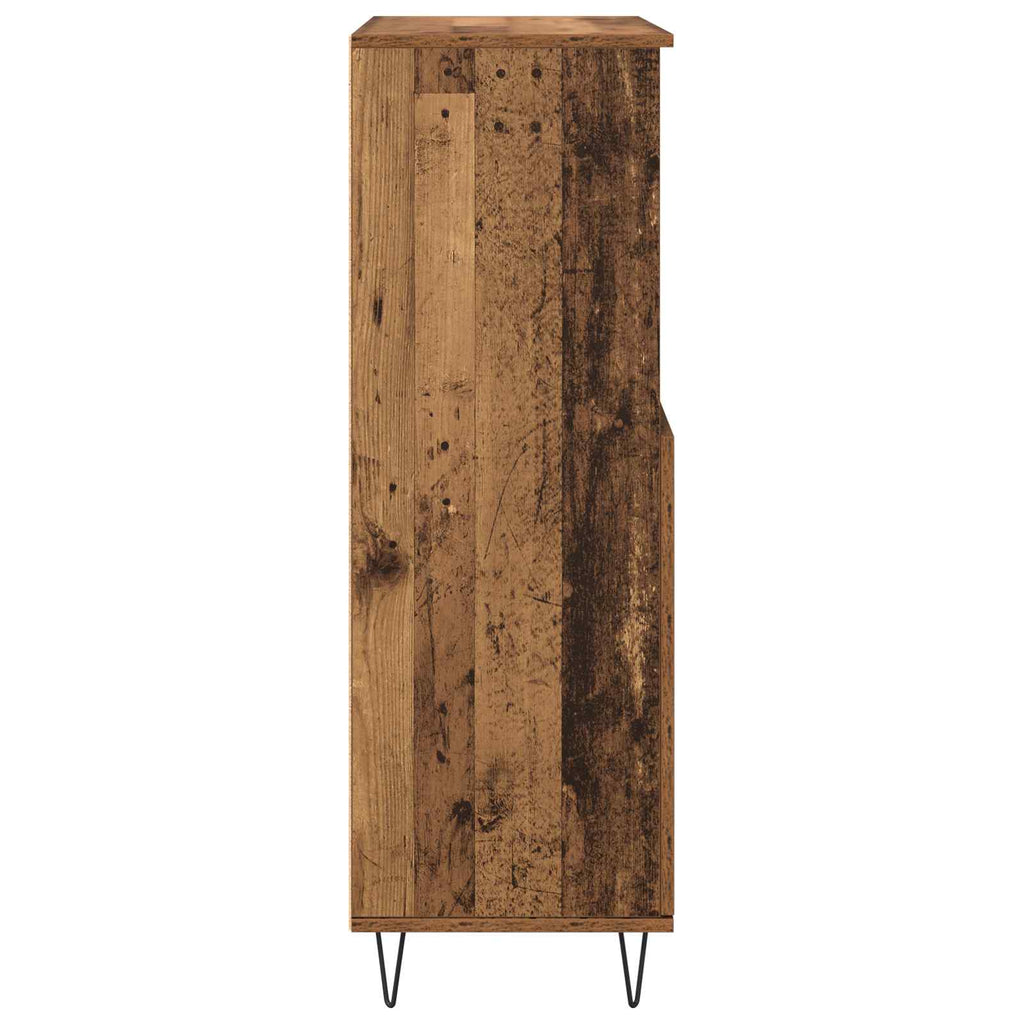 vidaXL Highboard Brązowy 60 x 36 x 110 cm Materiał drewnopochodny