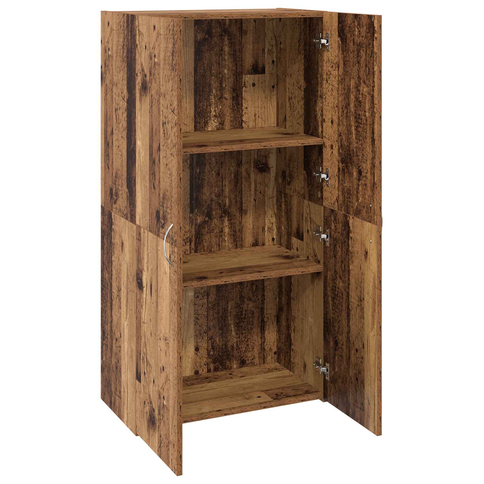 vidaXL Biurowa szafka Stare drewno 60 x 32 x 115 cm