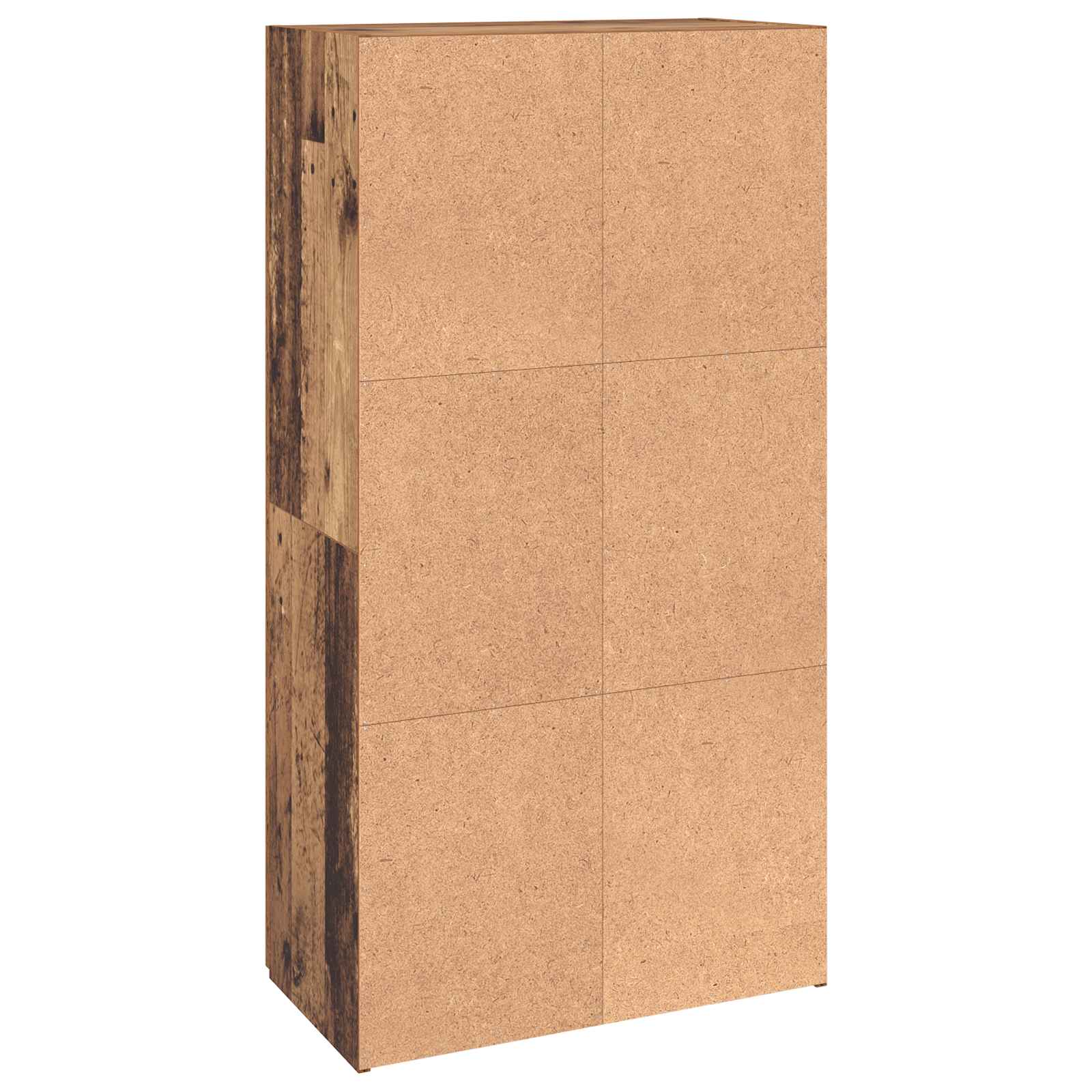 vidaXL Biurowa szafka Stare drewno 60 x 32 x 115 cm
