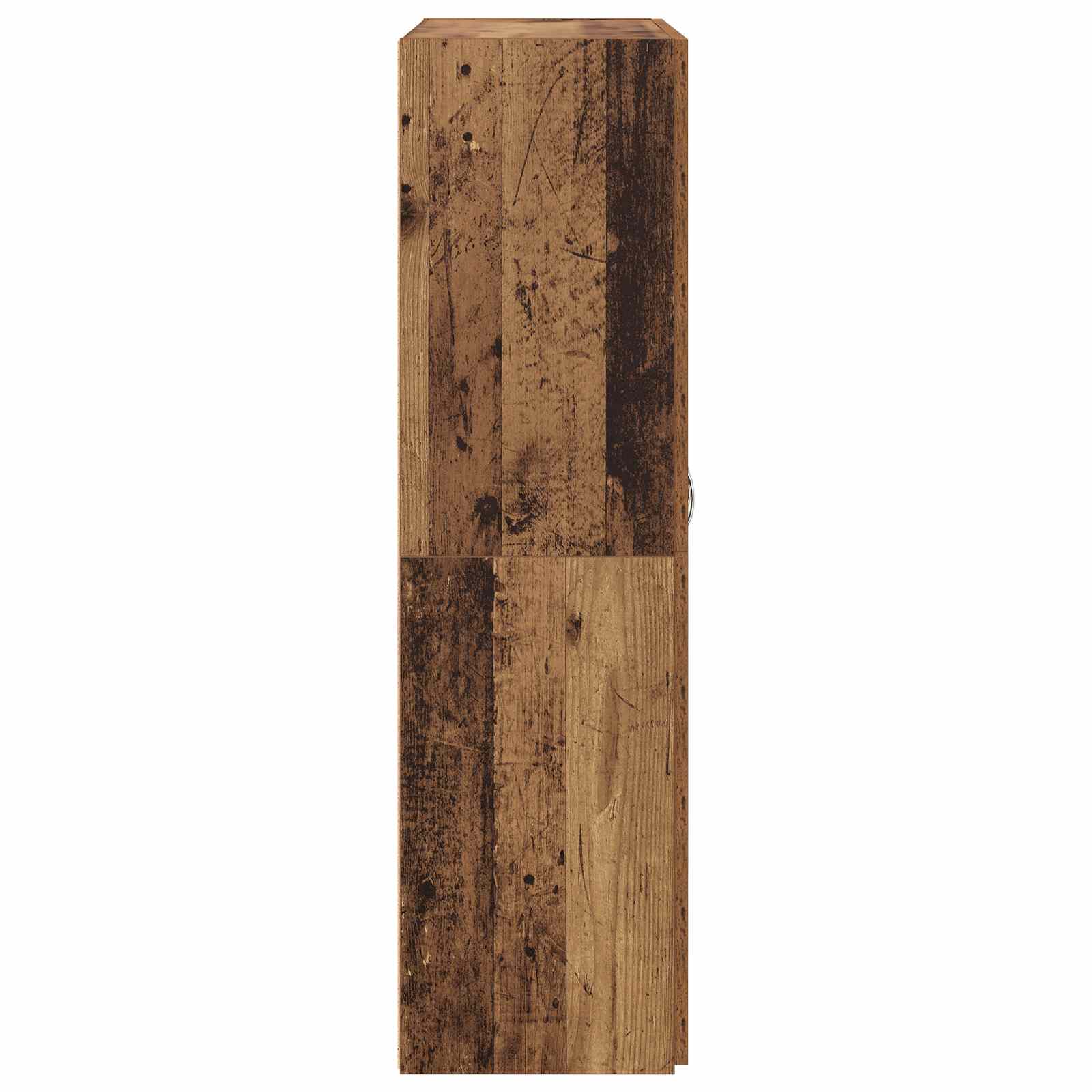 vidaXL Biurowa szafka Stare drewno 60 x 32 x 115 cm