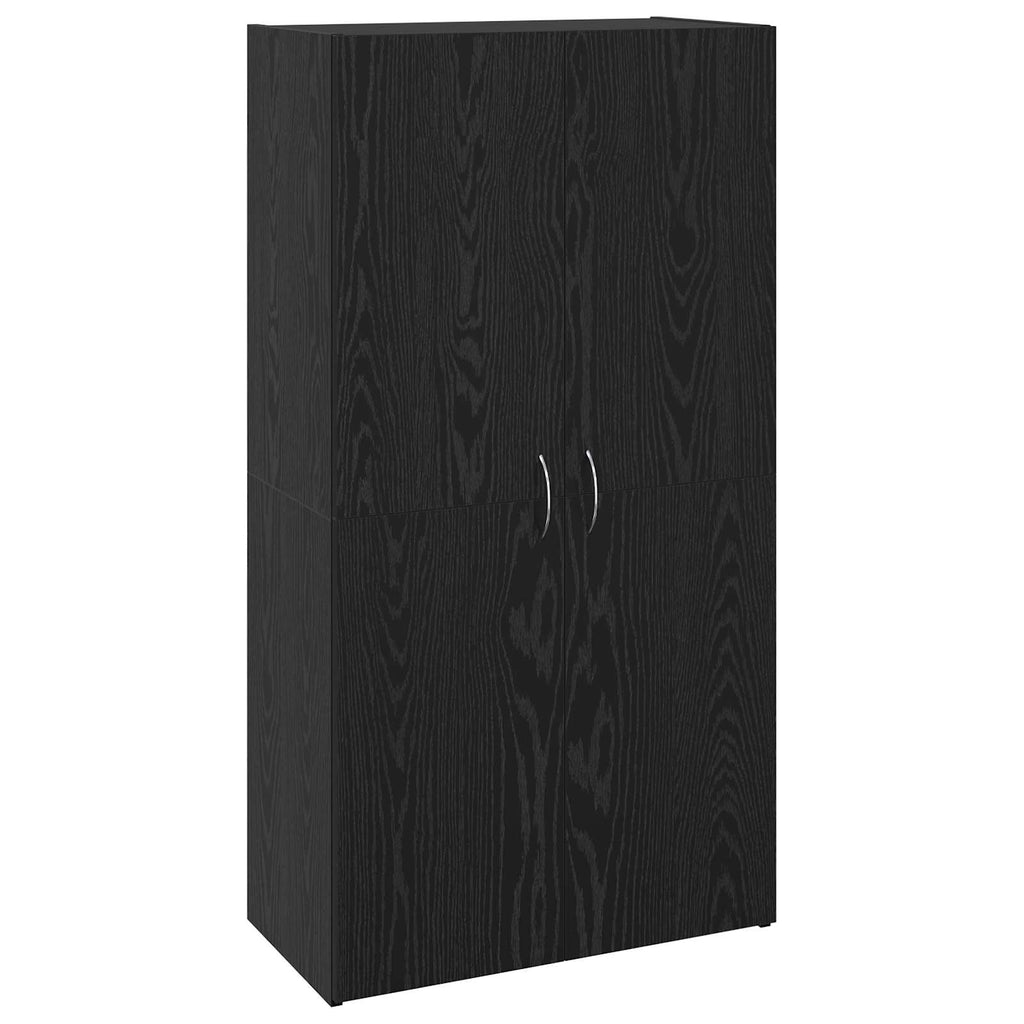 vidaXL Biurowa szafka Czarny dąb 60 x 32 x 115 cm