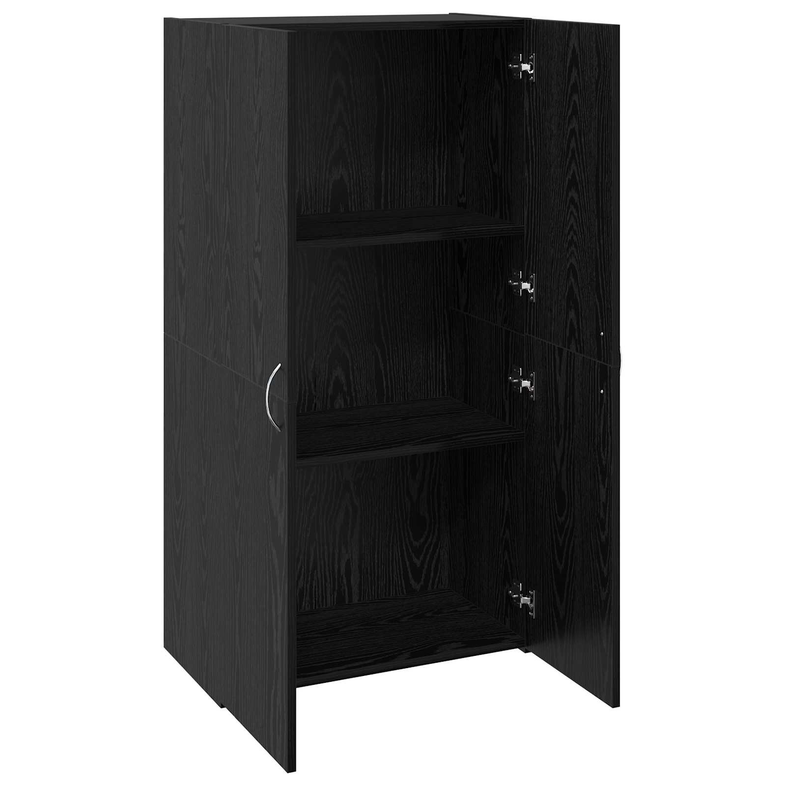 vidaXL Biurowa szafka Czarny dąb 60 x 32 x 115 cm