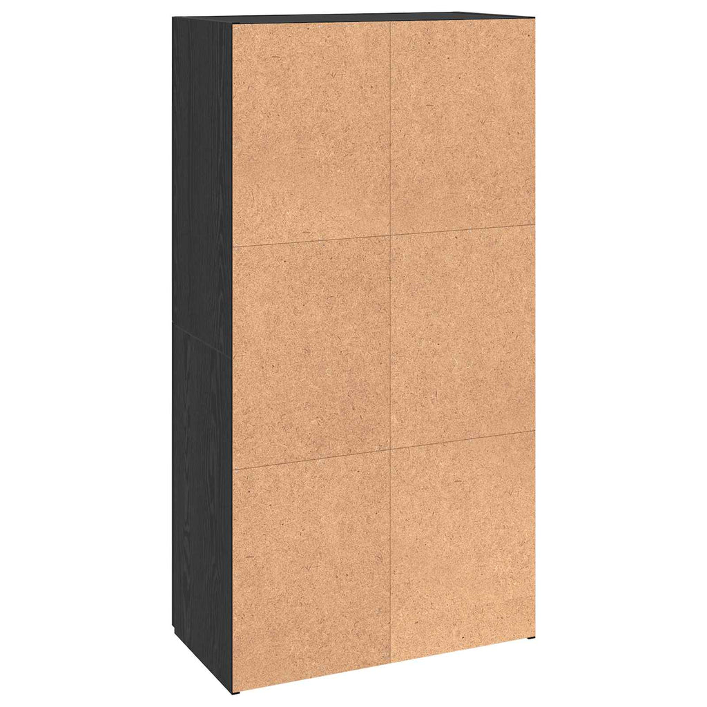 vidaXL Biurowa szafka Czarny dąb 60 x 32 x 115 cm