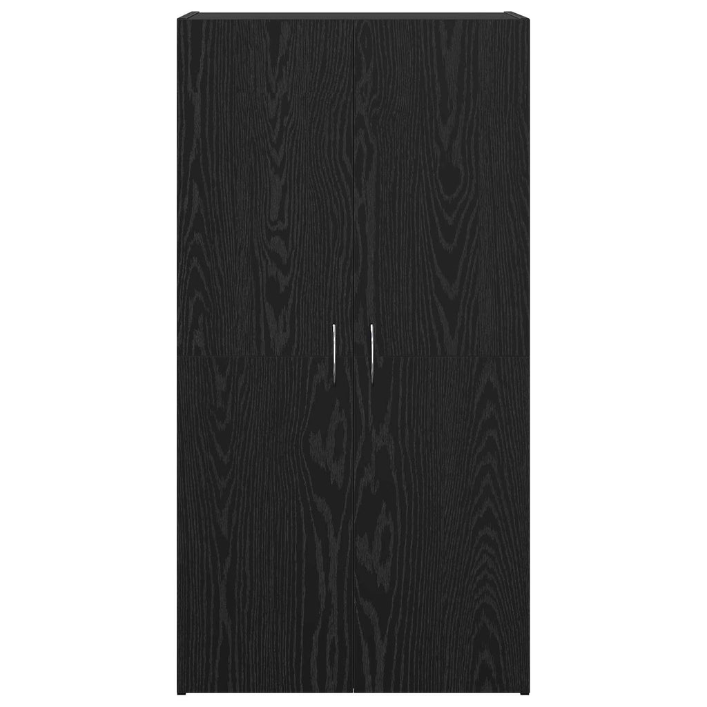 vidaXL Biurowa szafka Czarny dąb 60 x 32 x 115 cm