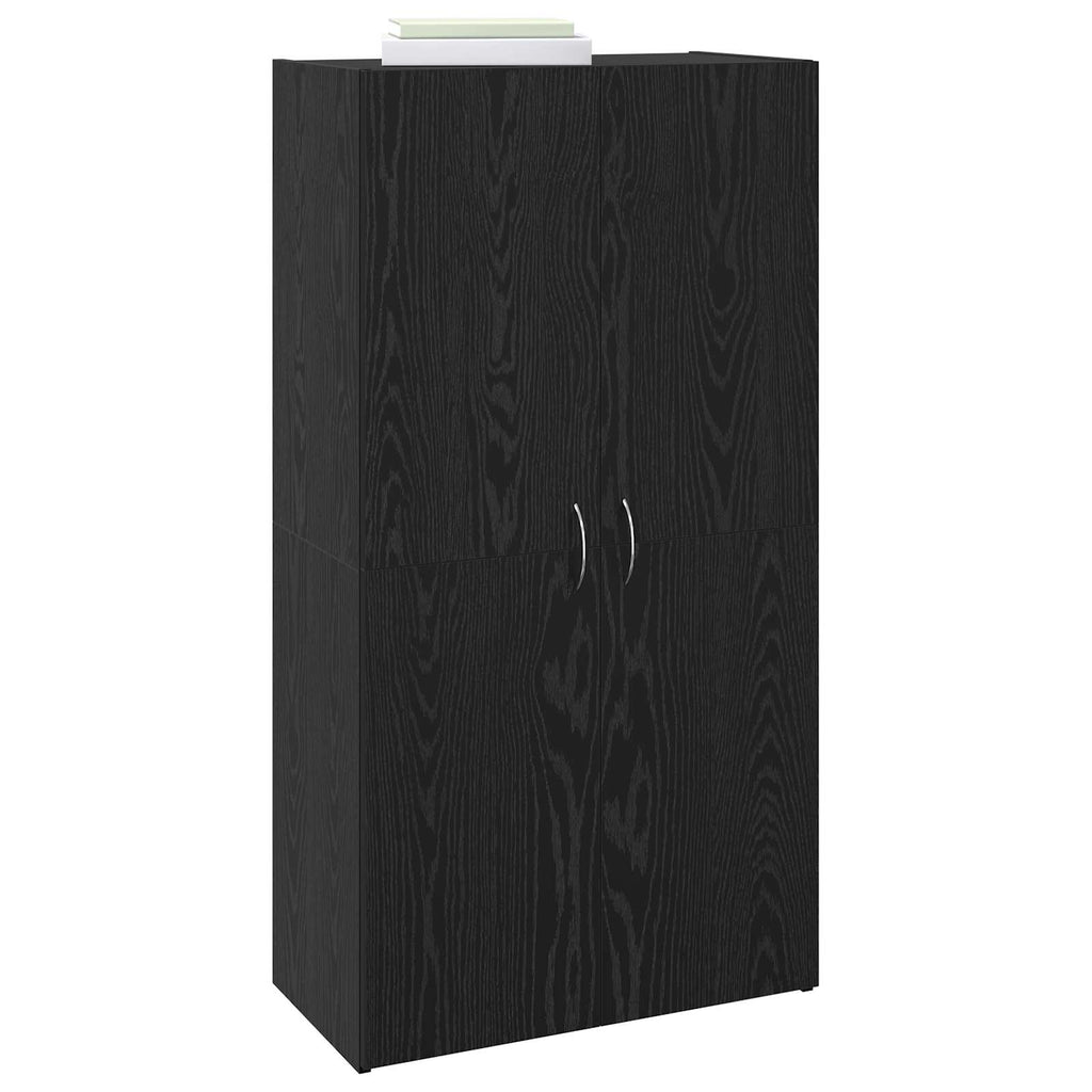 vidaXL Biurowa szafka Czarny dąb 60 x 32 x 115 cm