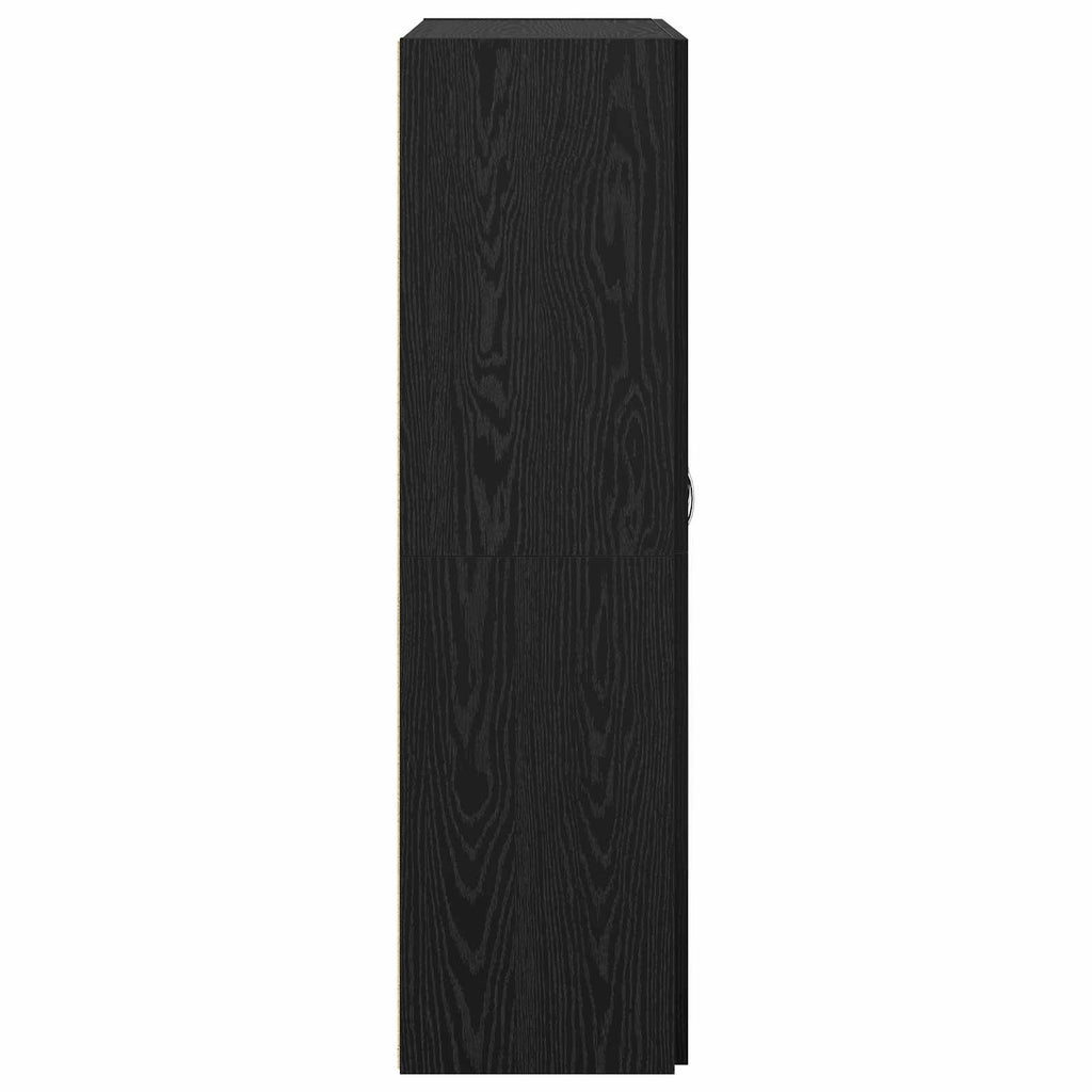 vidaXL Biurowa szafka Czarny dąb 60 x 32 x 115 cm