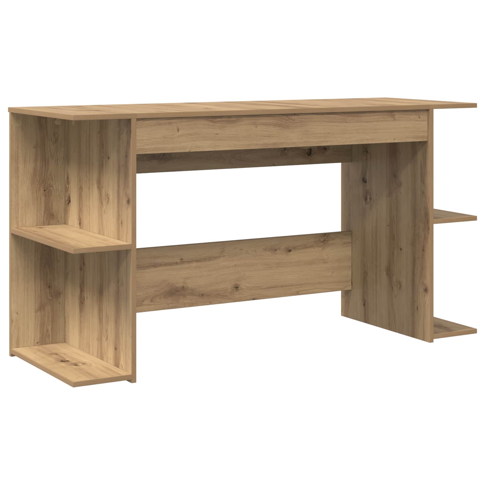 vidaXL Biurko dąb artisan 140 x 50 x 75 cm Materiał drewnopochodny