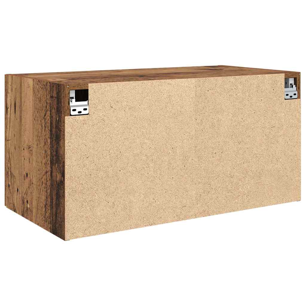 vidaXL Szafka ścienna Stare drewno 80 x 42.5 x 40 cm