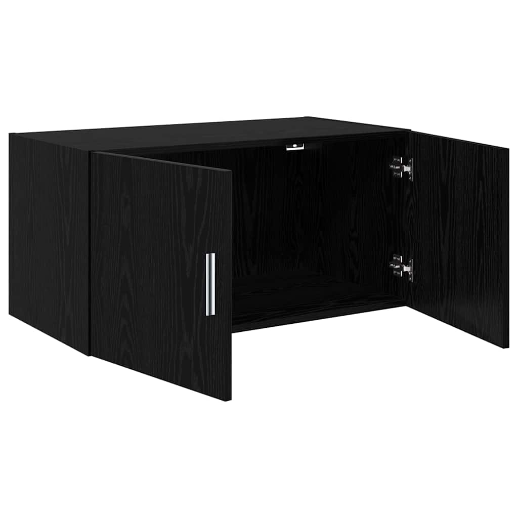 vidaXL Szafka ścienna Czarny dąb 80 x 42.5 x 40 cm