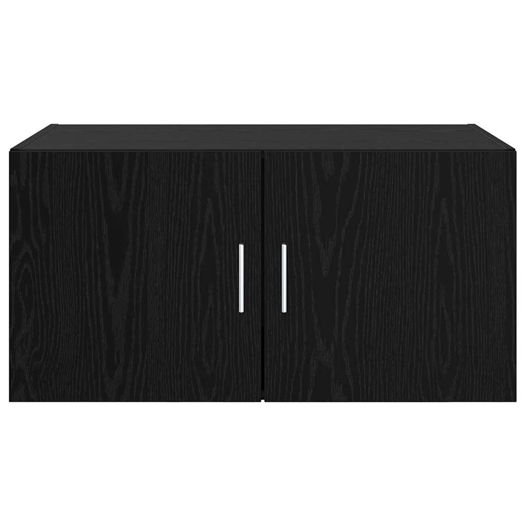 vidaXL Szafka ścienna Czarny dąb 80 x 42.5 x 40 cm