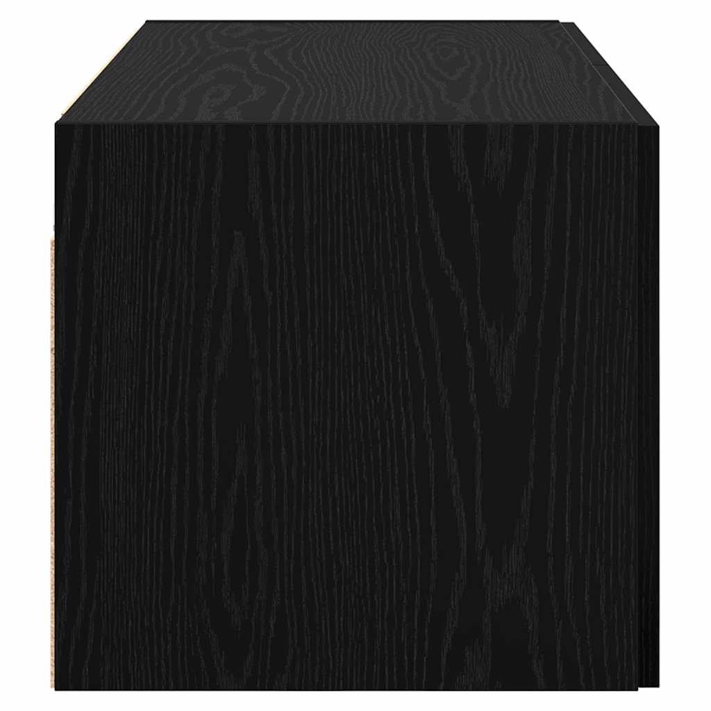 vidaXL Szafka ścienna Czarny dąb 80 x 42.5 x 40 cm