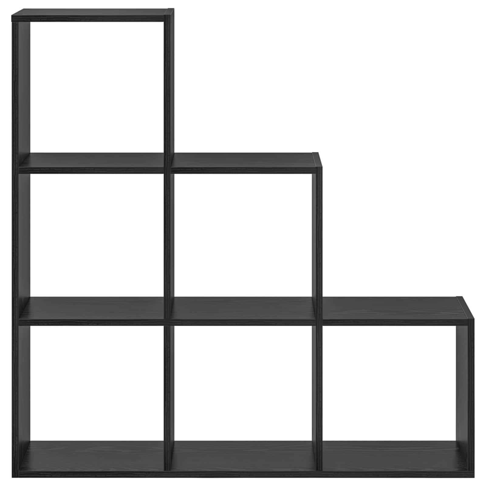 vidaXL Przegroda na książki Czarny Dąb 99 x 29 x 99 cm