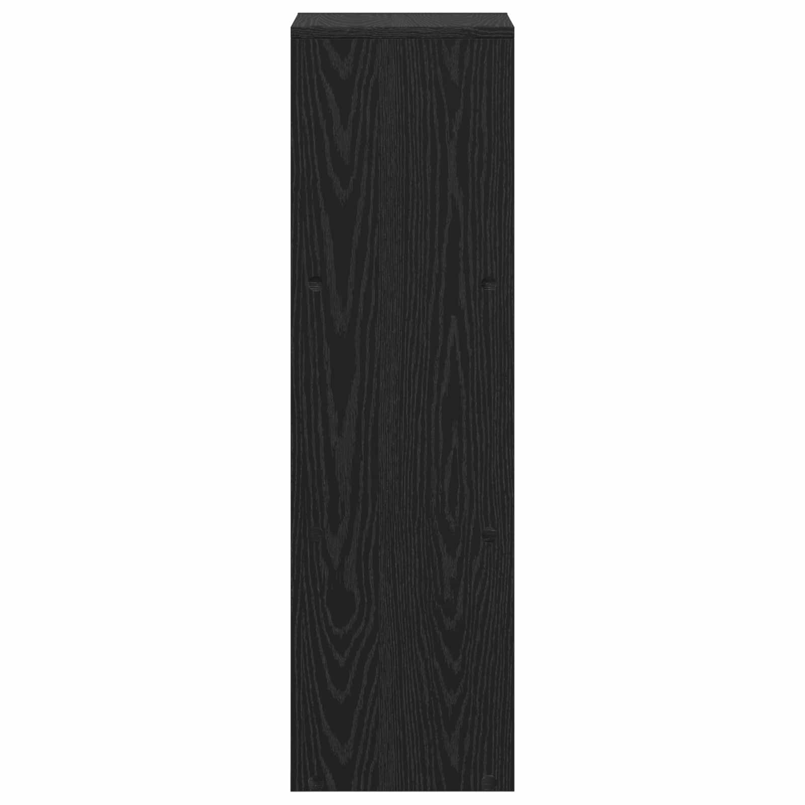 vidaXL Przegroda na książki Czarny Dąb 99 x 29 x 99 cm