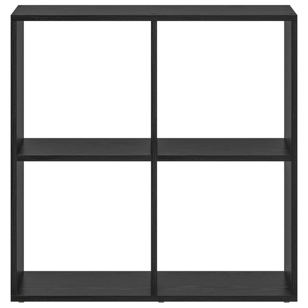 vidaXL Szafka na książki Czarny Dąb 69,5 x 29 x 69,5 cm
