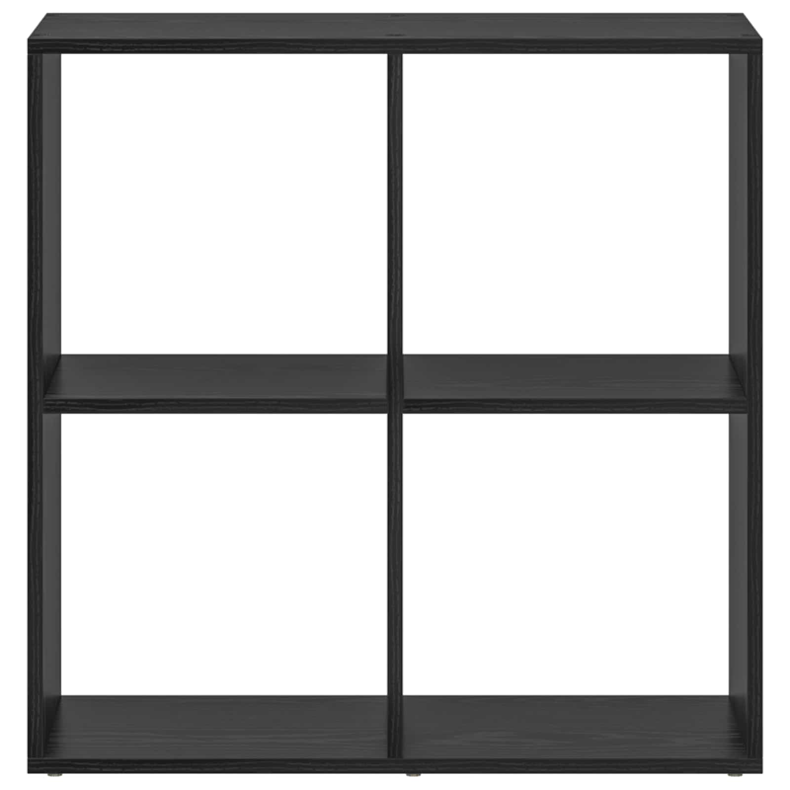 vidaXL Szafka na książki Czarny Dąb 69,5 x 29 x 69,5 cm