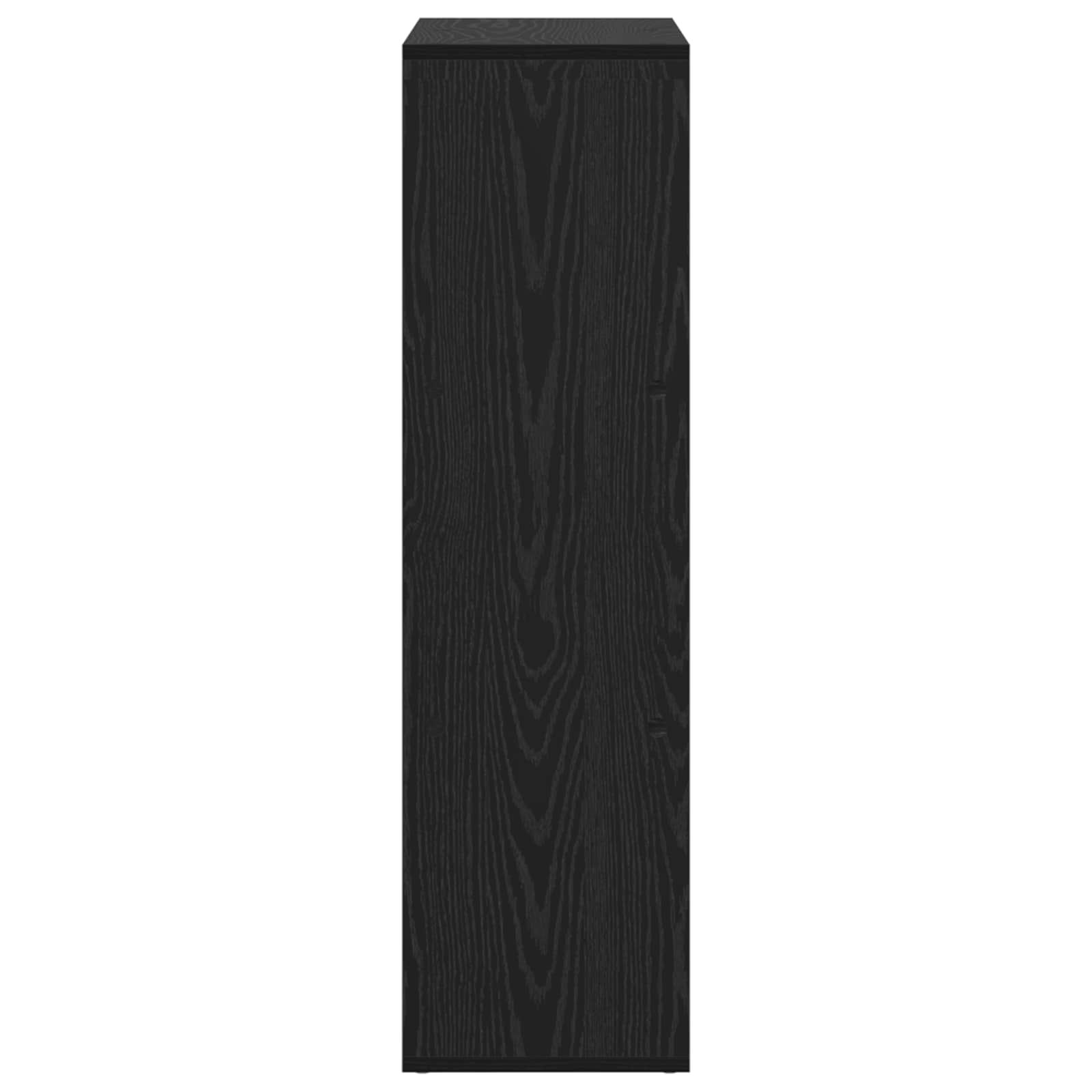 vidaXL Szafka na książki Czarny Dąb 69,5 x 29 x 103,5 cm
