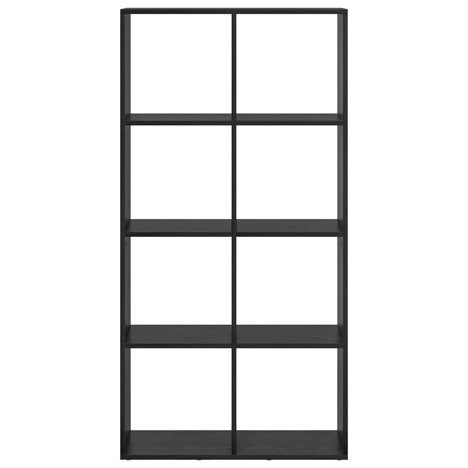 vidaXL Szafka na książki Czarny Dąb 69,5 x 29 x 137,5 cm