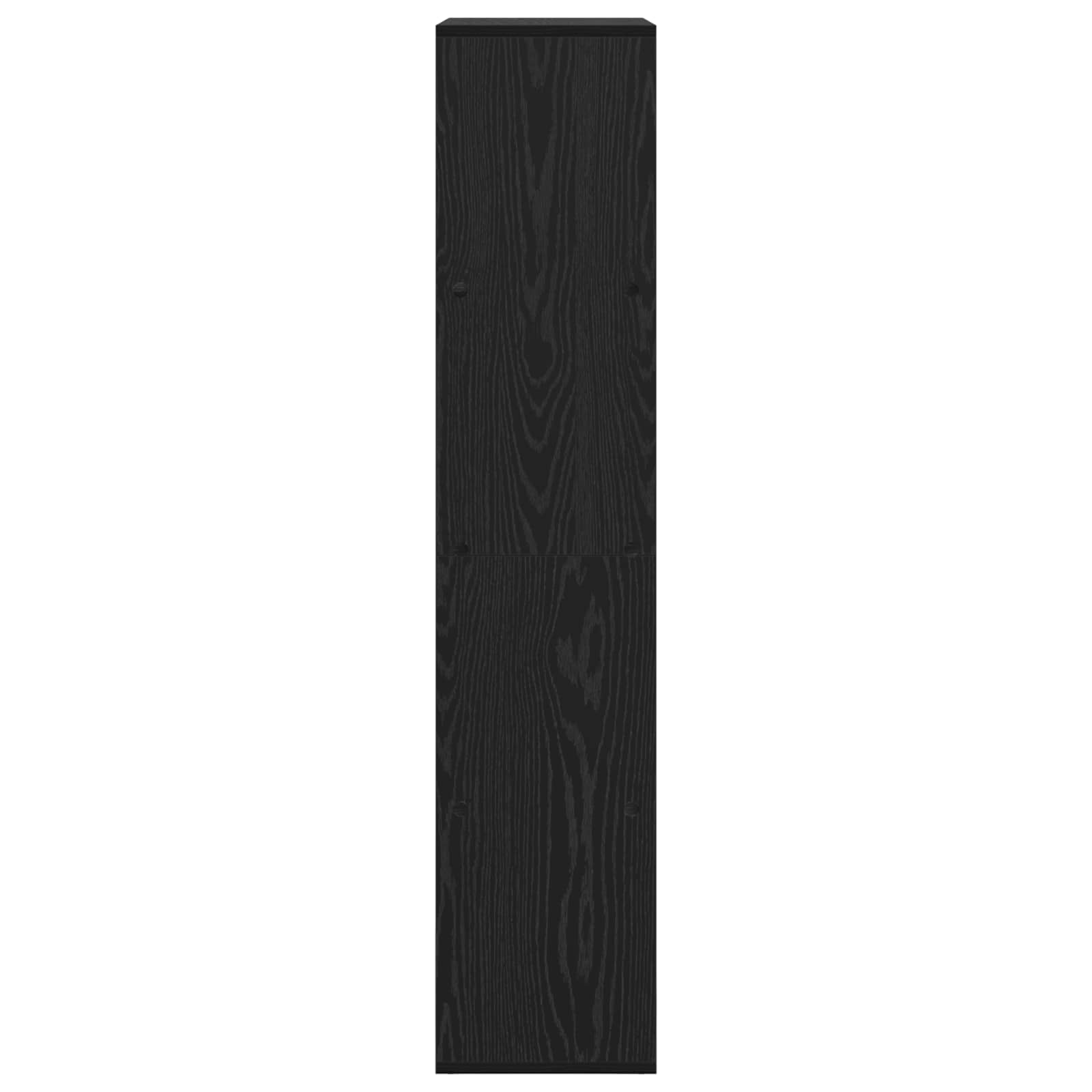 vidaXL Szafka na książki Czarny Dąb 69,5 x 29 x 137,5 cm