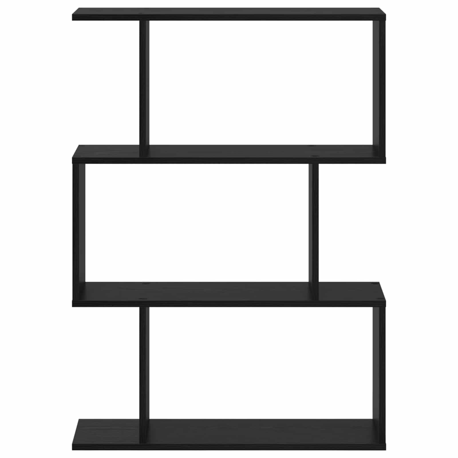 vidaXL Szafka na książki Czarny Dąb 70 x 24 x 97 cm