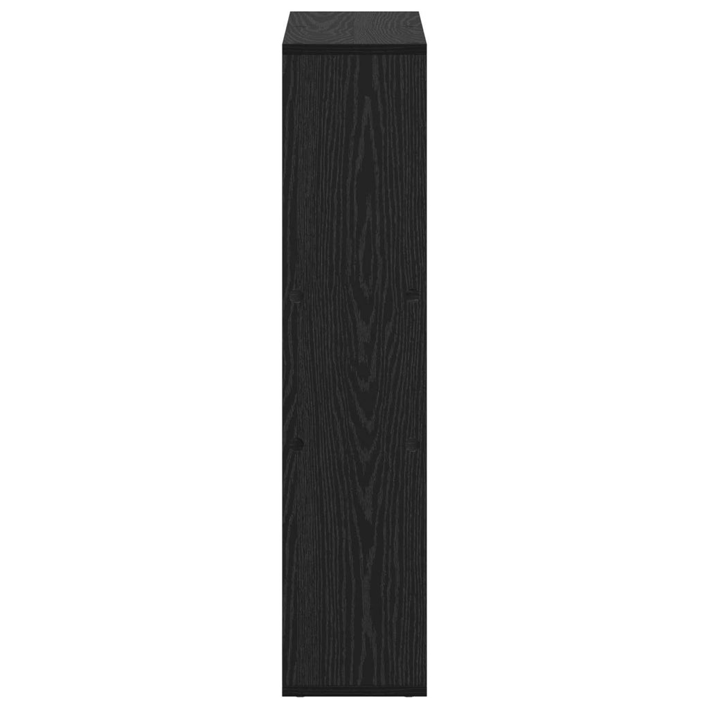 vidaXL Szafka na książki Czarny Dąb 63 x 20 x 90 cm