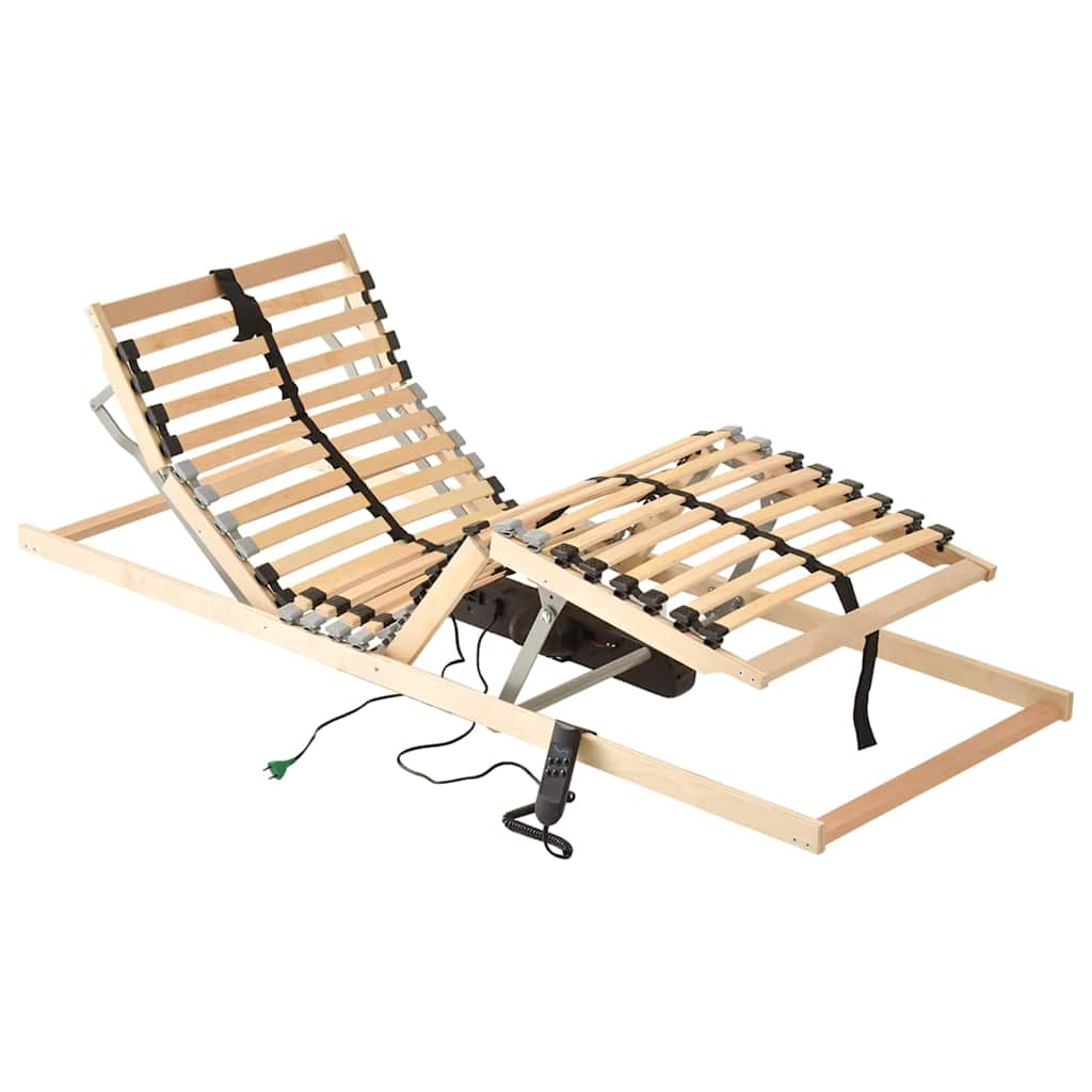 vidaXL Stelaż z listew Brązowy 70 x 190 cm Drewno bukowe