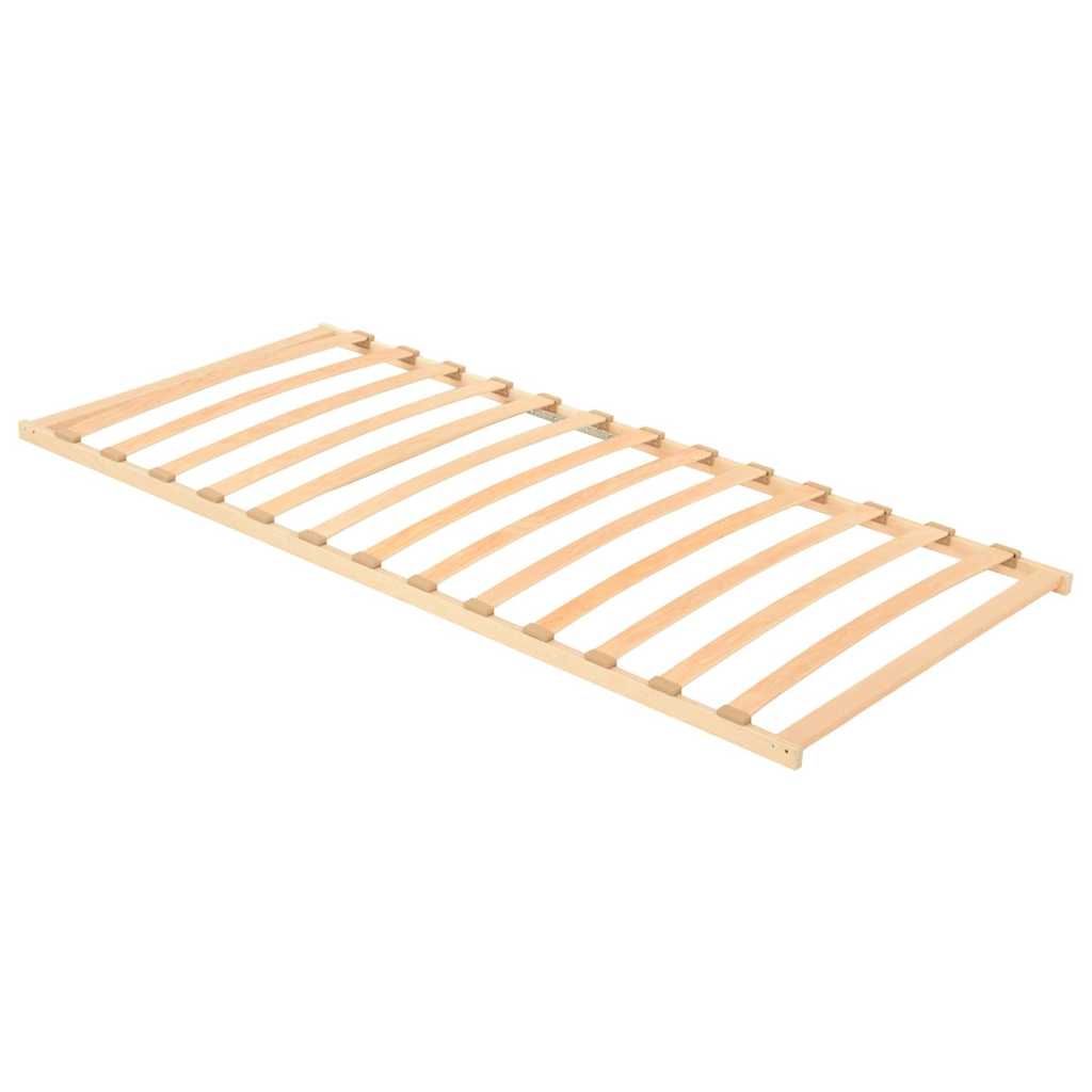 vidaXL Stelaż z listew Brązowy 90 x 190 cm Drewno bukowe
