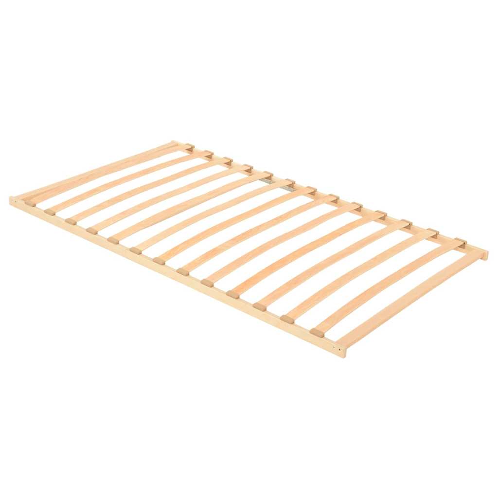vidaXL Stelaż z listew Brązowy 120 x 190 cm Drewno bukowe