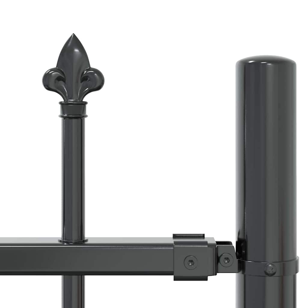 vidaXL Ogrodzenie Ogrodowe Woerden 240 x 115 cm Szary
