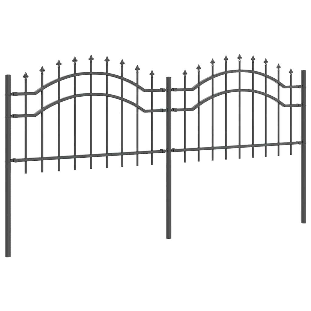 vidaXL Ogrodzenie Ogrodowe Woerden 240 x 115 cm Szary