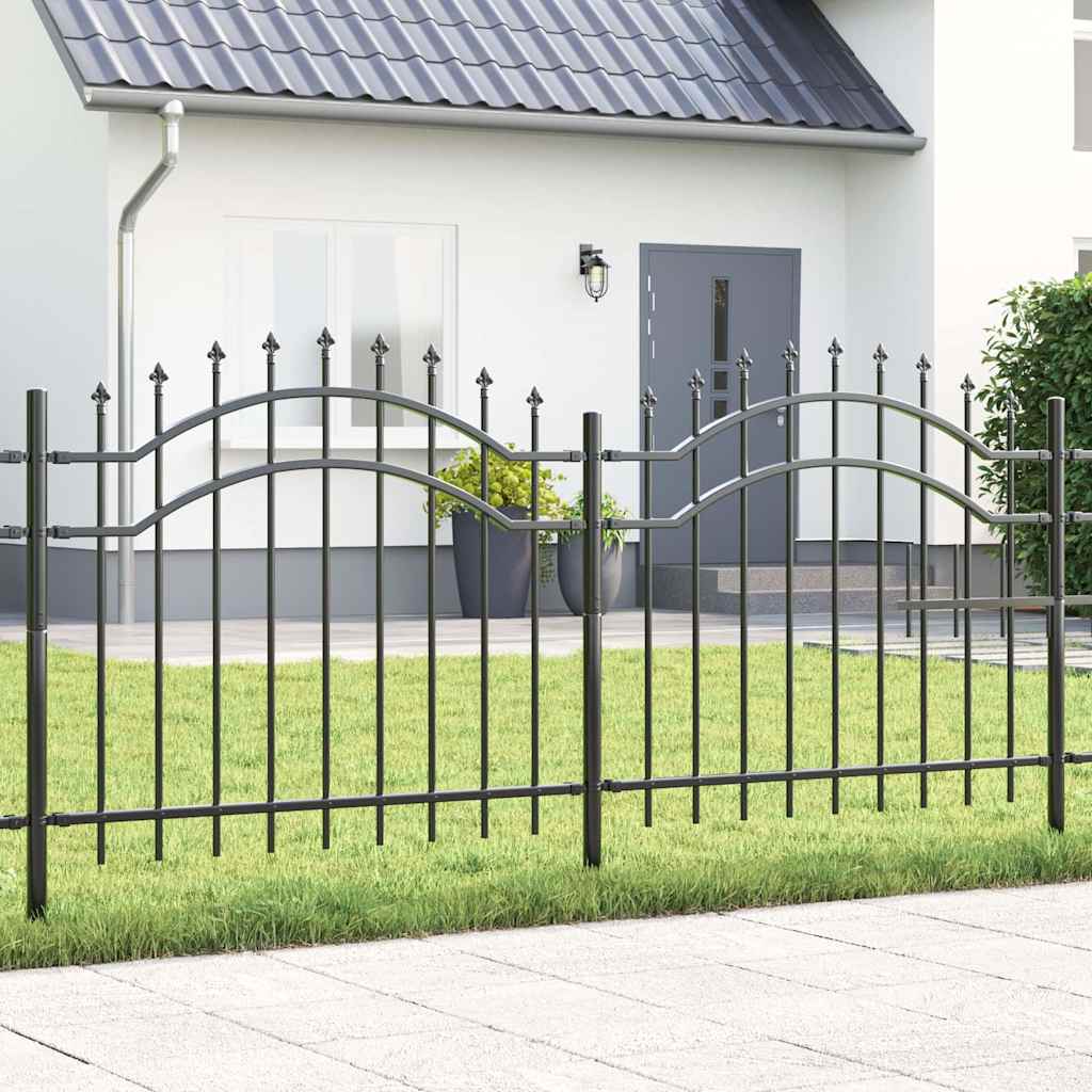 vidaXL Ogrodzenie Ogrodowe Woerden Szary 240 x 140 cm