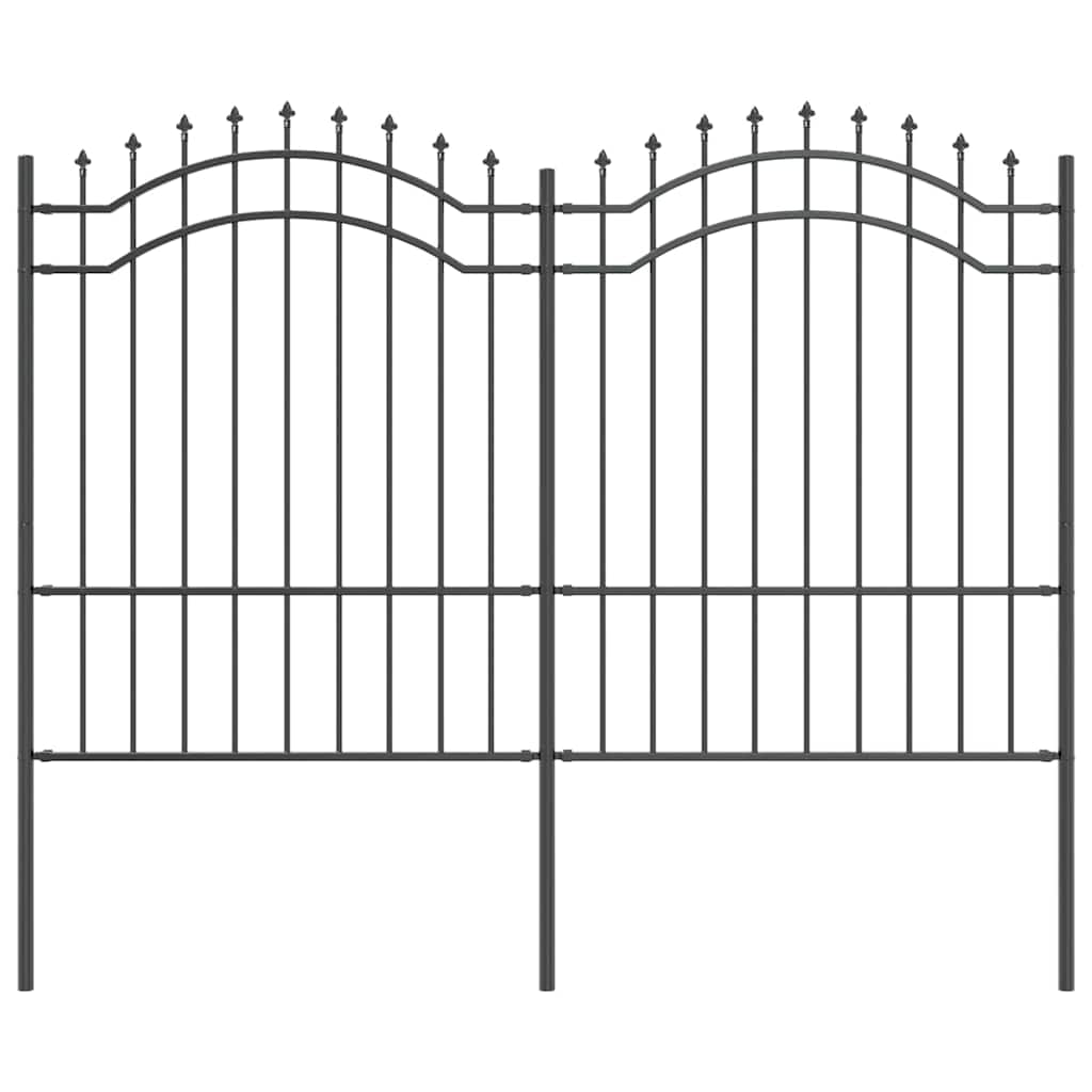 vidaXL Ogrodzenie Ogrodowe Woerden Szary 240 x 190 cm