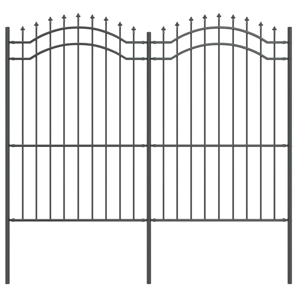 vidaXL Ogrodzenie Ogrodowe Woerden Szary 240 x 215 cm