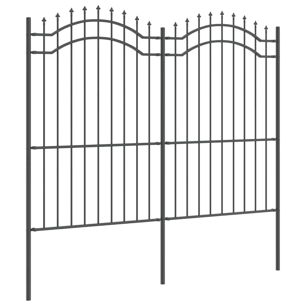 vidaXL Ogrodzenie Ogrodowe Woerden Szary 240 x 215 cm
