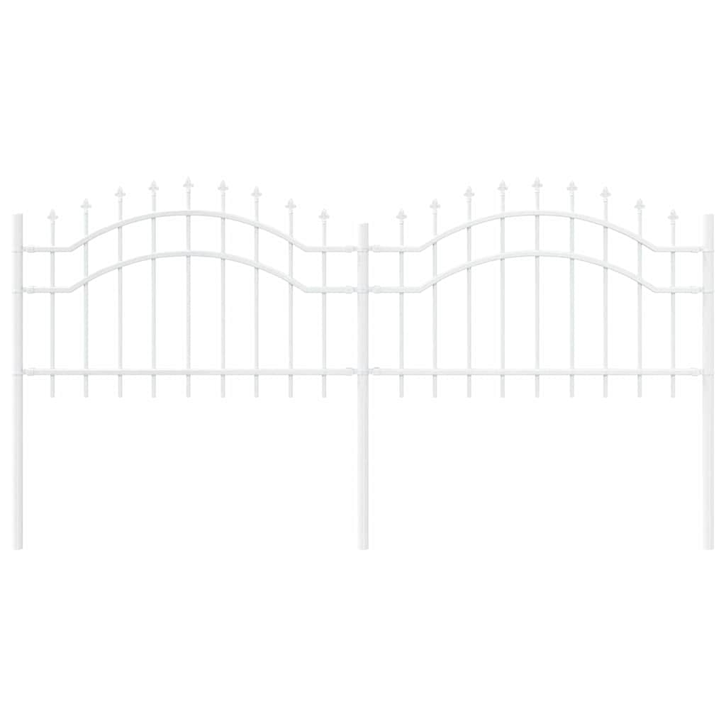 vidaXL Ogrodzenie Ogrodowe Woerden 240 x 115 cm Biały