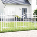 vidaXL Ogrodzenie Ogrodowe Woerden Biały 240 x 140 cm