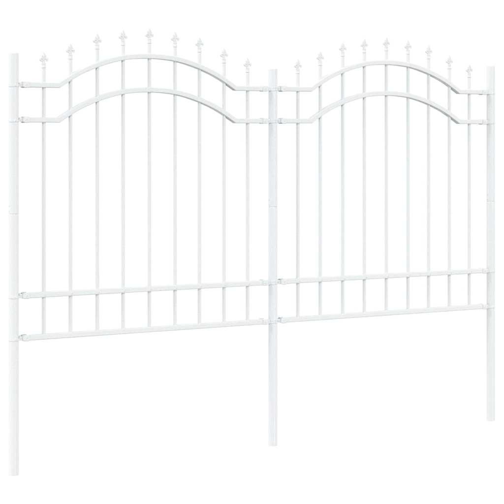 vidaXL Ogrodzenie Ogrodowe Woerden Biały 240 x 165 cm