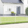 vidaXL Ogrodzenie Ogrodowe Woerden Biały 240 x 190 cm
