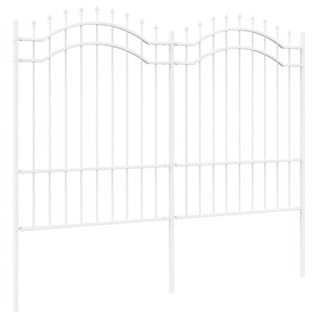 vidaXL Ogrodzenie Ogrodowe Woerden Biały 240 x 190 cm