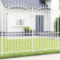 vidaXL Ogrodzenie Ogrodowe Woerden Biały 240 x 215 cm