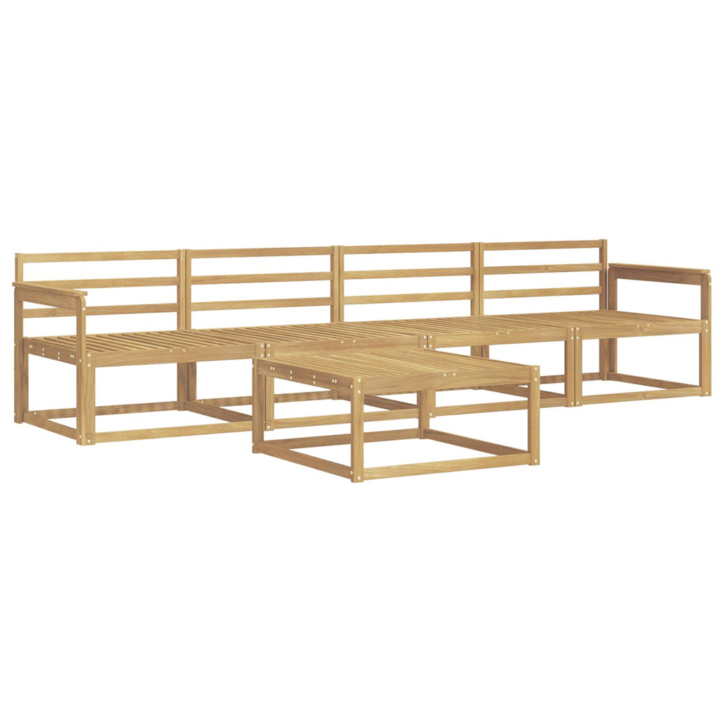 vidaXL Zestaw sof na zewnątrz 5 pcs Biały 79 x 79 x 37 cm