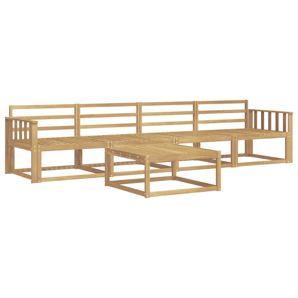 vidaXL Zestaw sof na zewnątrz 5 pcs Biały 79 x 79 x 37 cm