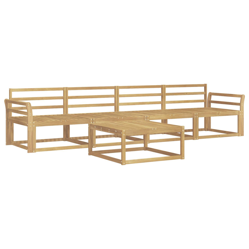 vidaXL Zestaw sof na zewnątrz 5 pcs Biały 79 x 79 x 37 cm