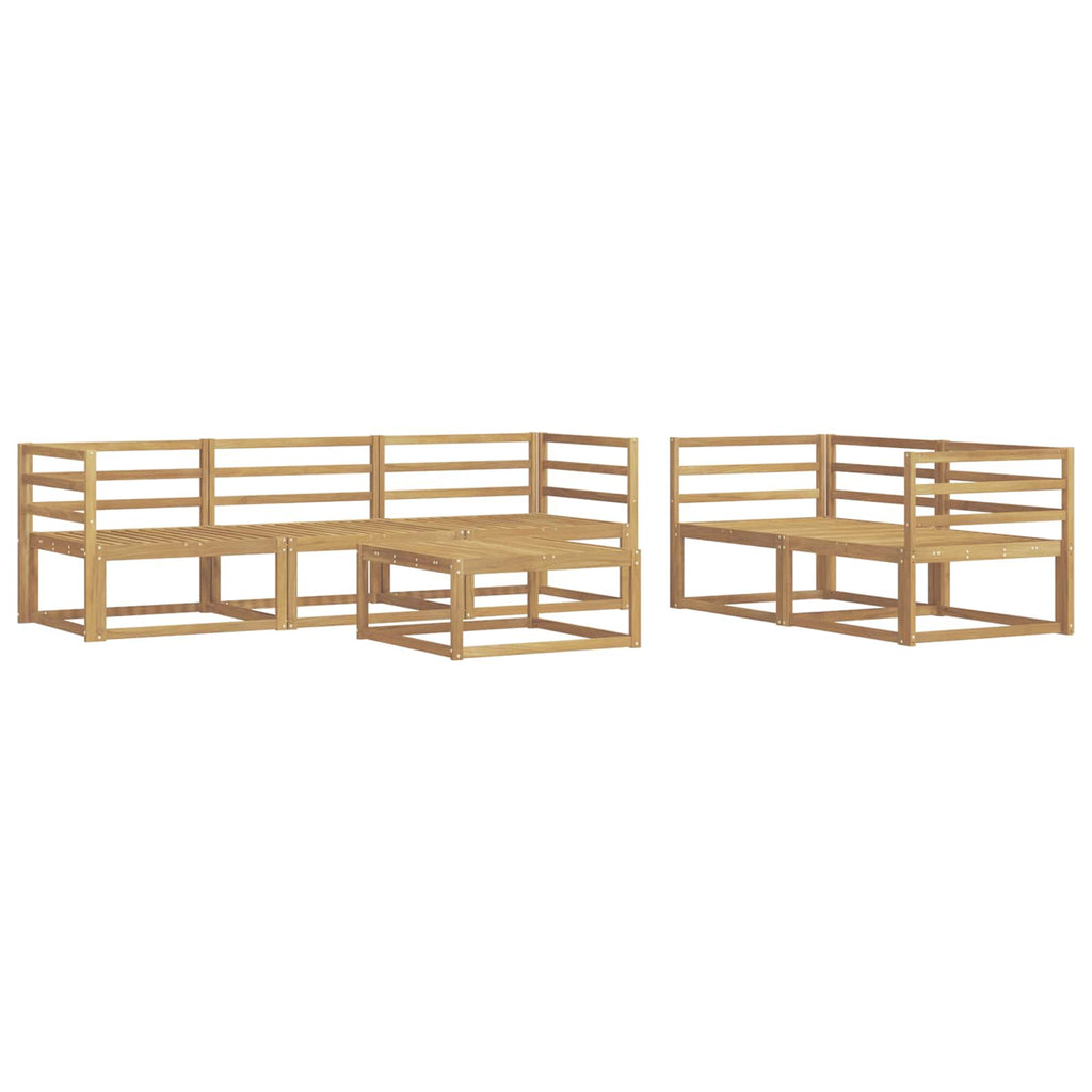 vidaXL Zestaw sof na zewnątrz 6 pcs Biały