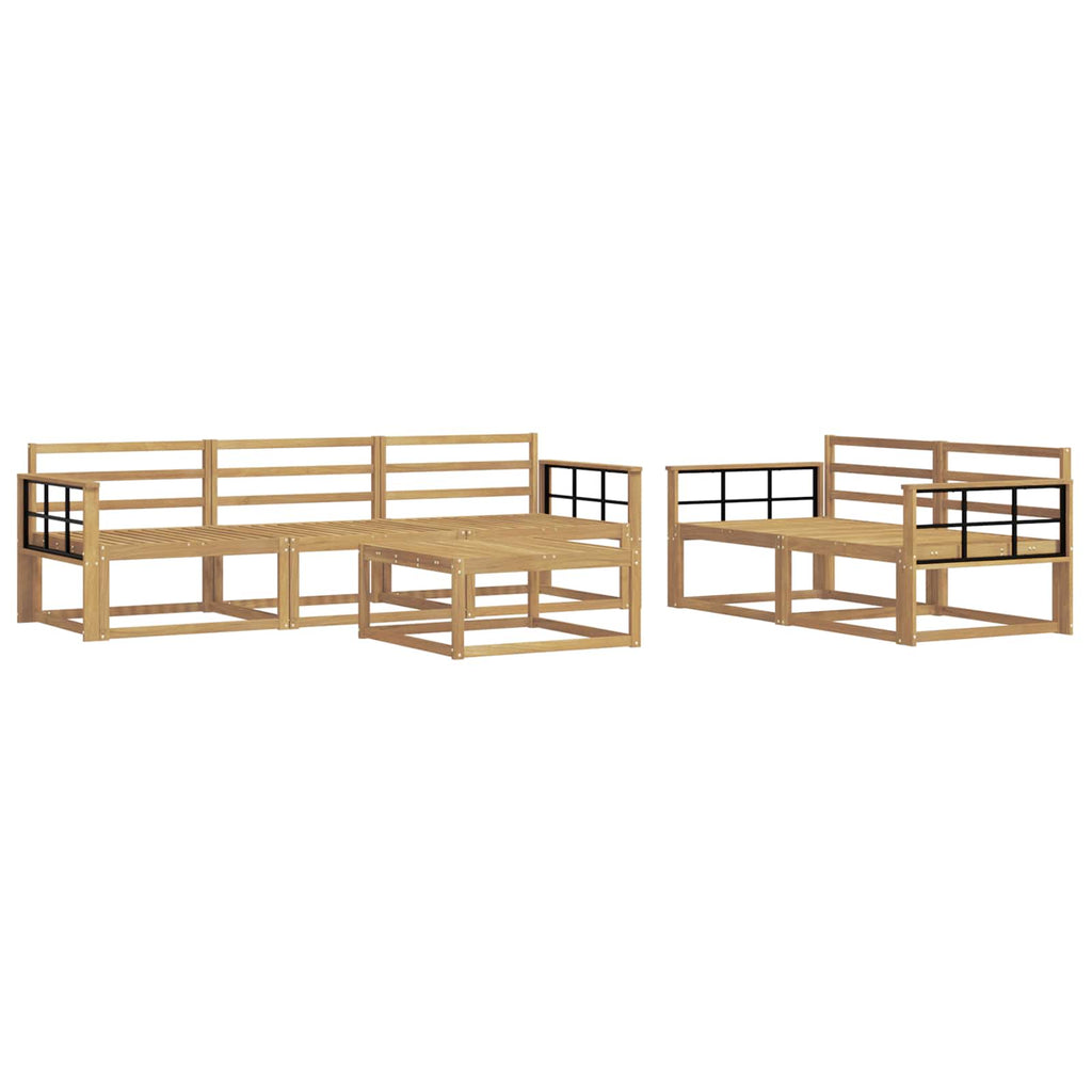 vidaXL Zestaw sof na zewnątrz 6 pcs Biały