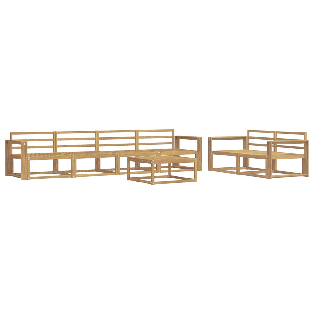 vidaXL Zestaw sof na zewnątrz 7 pcs Biały