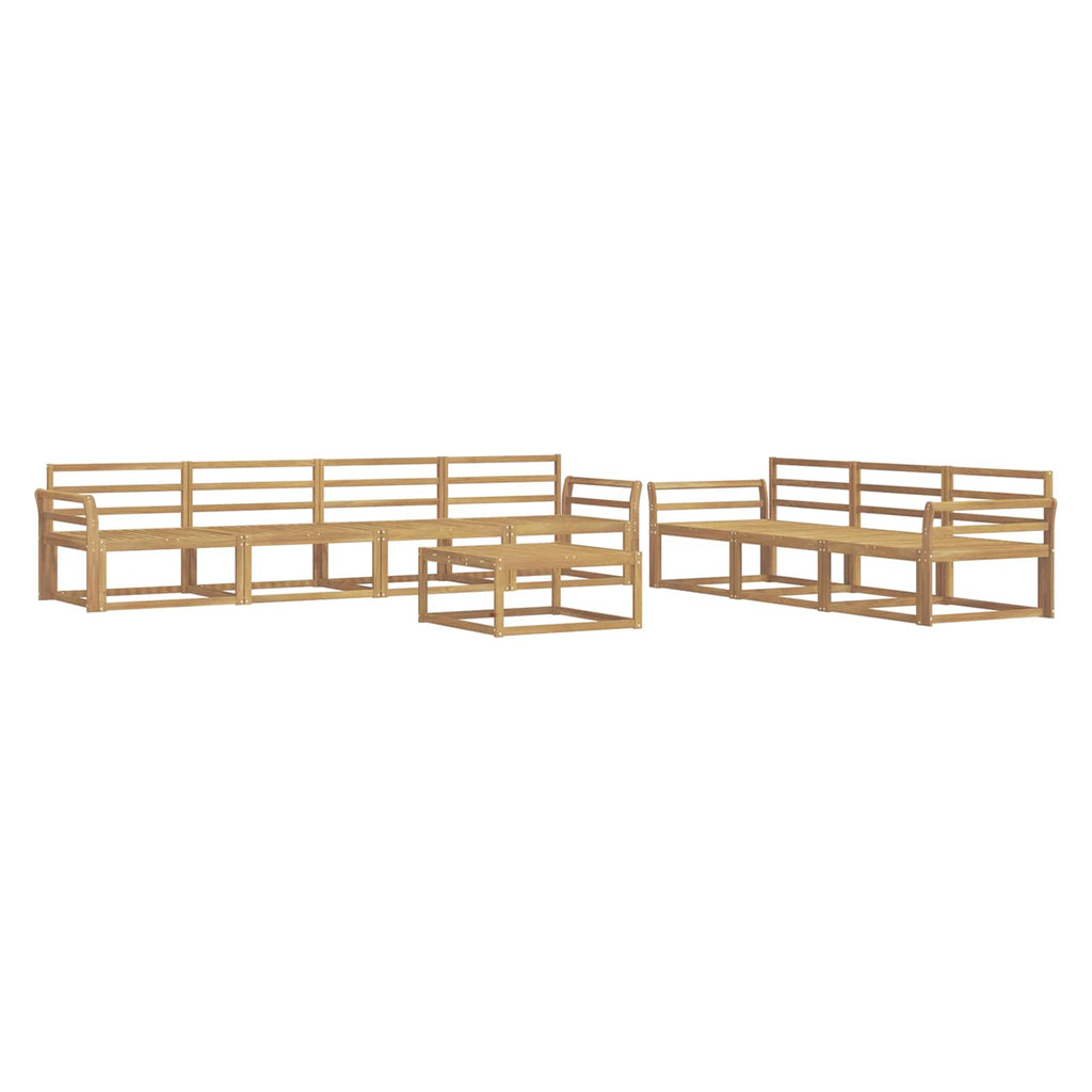 vidaXL Zestaw sof na zewnątrz 8 pcs Biały