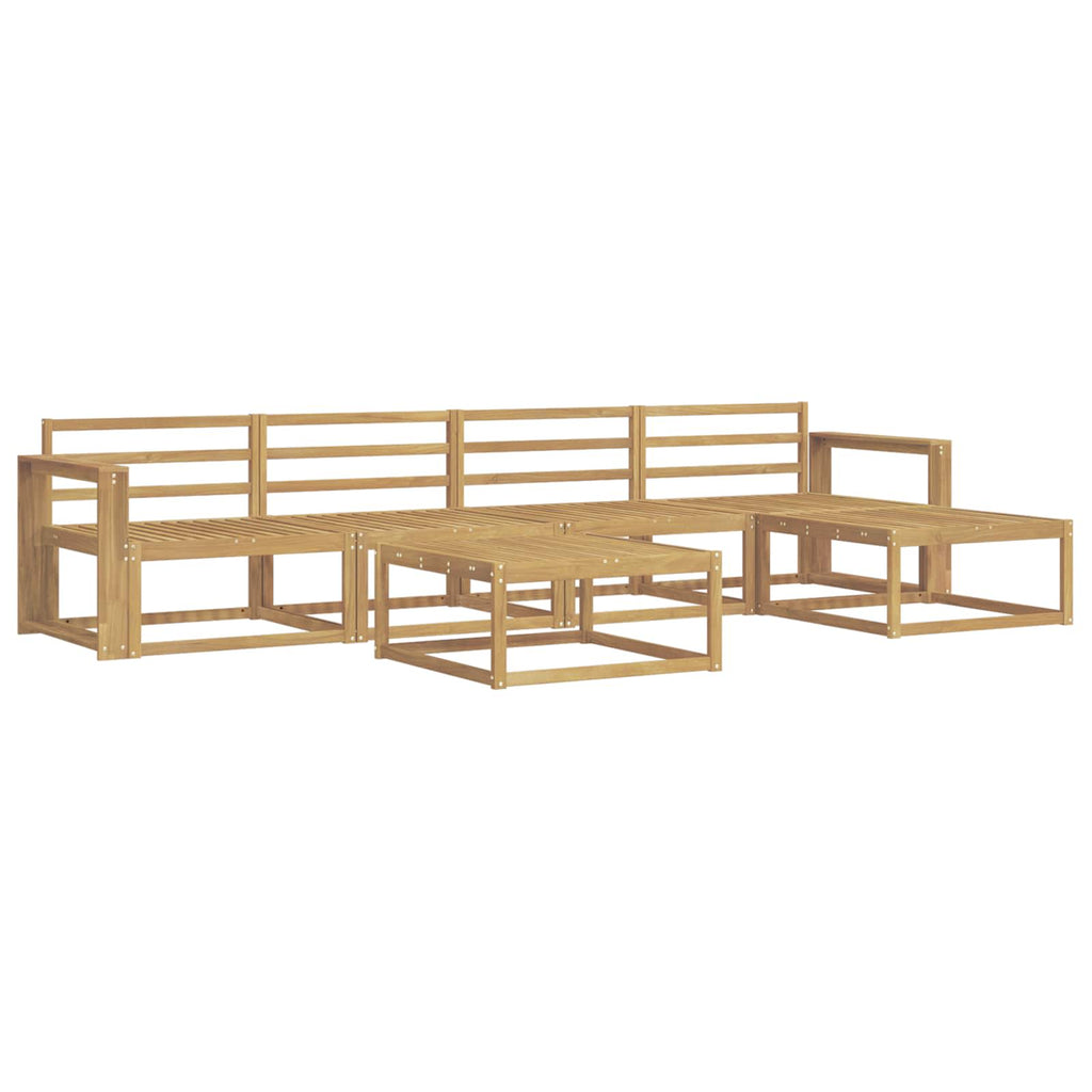 vidaXL Zestaw sof na zewnątrz 6 pcs Biały 79 x 79 x 37 cm