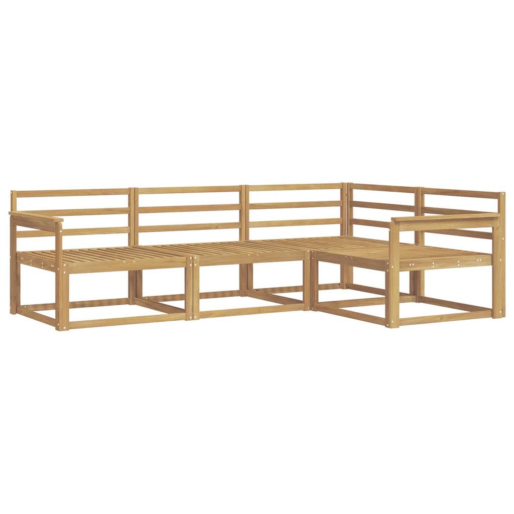 vidaXL Zestaw sof na zewnątrz 4 pcs Biały 247,5 x 168,5 x 73 cm